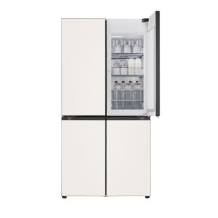 LG 디오스 AI 오브제 4도어 냉장고871L 오토 클로징 더블 매직스페이스 1등급 M876GBB231
