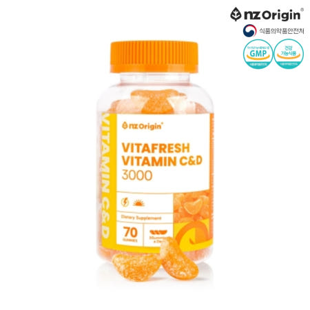[엔젯오리진] 비타프레쉬 비타민C&D3000 3000mg x 70구미 23일분 (복수구매)