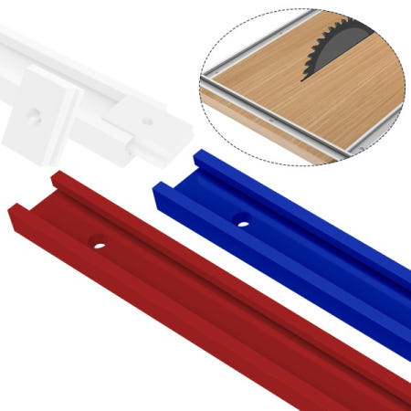 알루미늄 합금 트랙 T 30-50cm 목공 마이터 게이지 가이드 슬롯 톱 라우터 테이블 도구