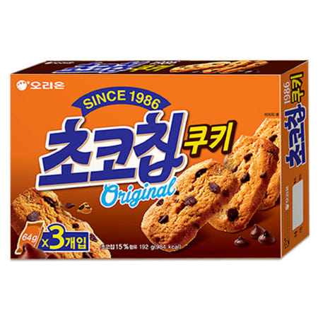 오리온 초코칩 쿠키 192g