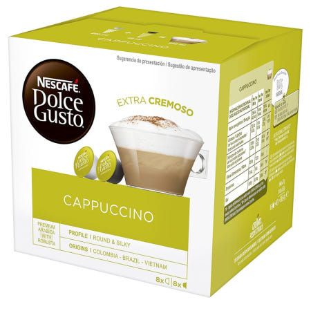 [해외]네스카페 돌체 구스토 카푸치노 8+8 캡슐 4박스