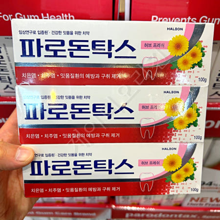 파로돈탁스 치약 허브 프레쉬 100g 6입