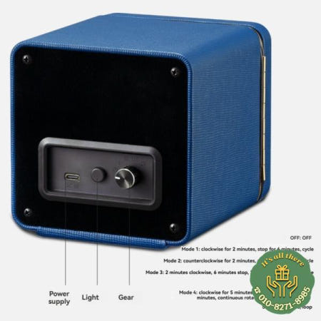 스팟 상품 럭셔리 선물 브랜드 미니 시계 와인딩 하이 엔드 단일 슬롯 자동 5 속도 조절 가능