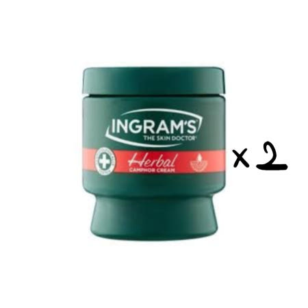 [해외]Ingrams Herbal Camphor 인그램 캠퍼 크림 허브 450ml x2