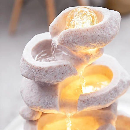 [해외]암벽 분수 실내 송금 테이블 태풍 바퀴 열기 전 선물 보내기