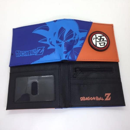 [해외]애니메이션 드래곤볼 만화 PU 지갑 손오공 크리에이티브 불마 간단한 접이식 동전 다기능 카드 소년 선물 인기 판매