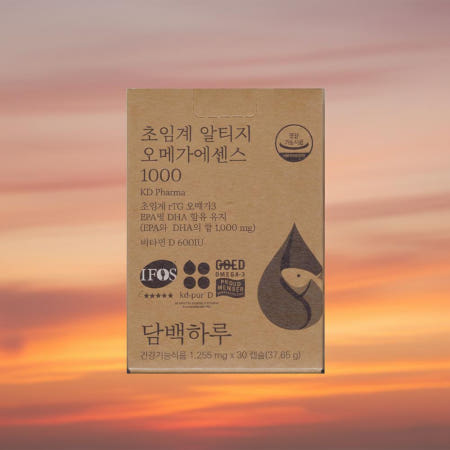 담백하루 초임계 알티지 오메가 에센스 1000 30캡슐, 1개