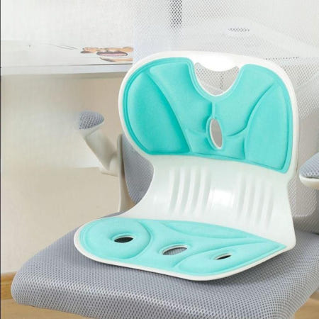 [해외]커블체어 의자 허리 지지 쿠션 손연재 커블 체어 등받이 그레이