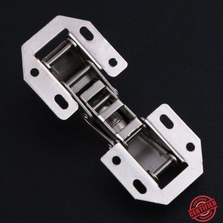 10pcs 캐비닛 하드웨어 경첩 슬롯 필요 없음 욕실 유로 창 찬장 주방 문 수리 도구에 대 한 냉간 압연