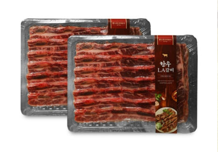 농협 라이블리 한우 LA갈비 1.2kg 2팩