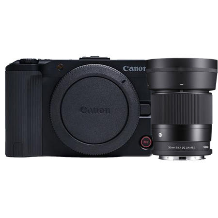 캐논 EOS R50 V + 시그마 C 30mm F1.4 DC DN (캐논RF용) 새상품 -B1-