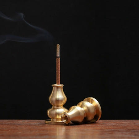 [해외]다기능 아로마테라피 향 코일 구리 호이스트 금속 트레이 1PC