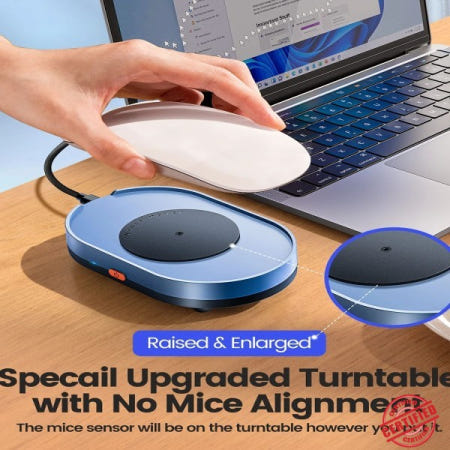 VAYDEER-마우스 퍼글러 마우스 무버 움직임 시뮬레이터 컴퓨터 각성 용 온/오프 스위치 포함