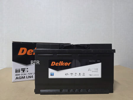 델코 AGM 80 LN4 (블랙) 자동차 배터리 싼타페TM 투싼 쏘렌토 스포티지 제네시스 그랜저 K5 K7 스팅어