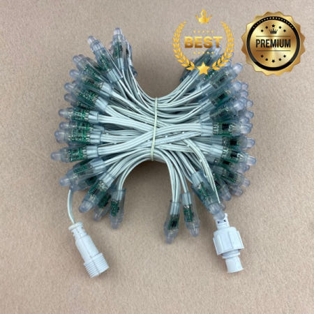 LED 스트링 DHL/FEDEX/UPS 무료  3000pcs DC12V WS2811 저항 총알 led 픽셀 노드 ray wu/paul zhang/xconnect co가있는 18aw