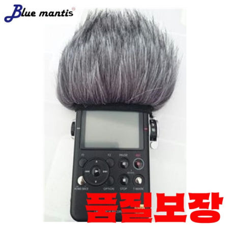 죽은 고양이 야외 인조 모피 앞유리 소니 호환 PCM-D50 고품질 마이크 커버 바람