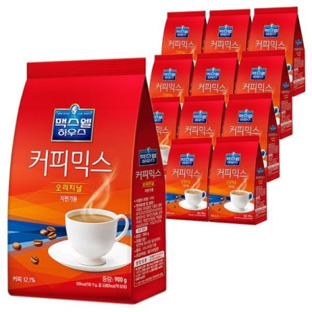 동서식품 맥스웰하우스 커피믹스 오리지널 자판기용 800g, 12개