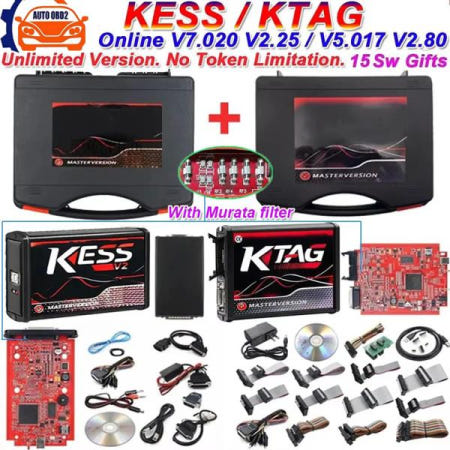 KTAG  PCB 유럽 ECU 프로그래머 무제한 포인트 네트워킹  온라인 KESS V5.017 7.020 OBD2 튜닝 V2.25