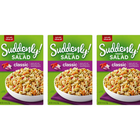 [해외]서든리 파스타 샐러드 클래식 220g 3개 Suddenly pasta Salad Classic