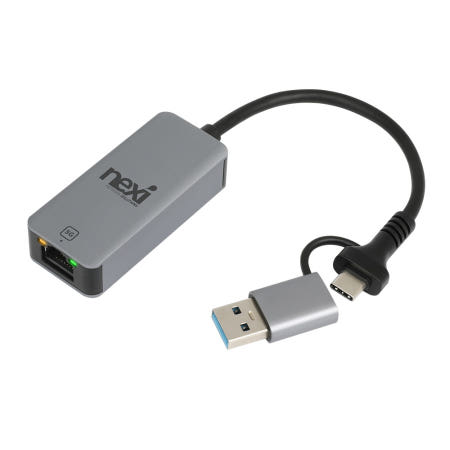 USB3.1 C+A젠더5G 유선랜카드 NX-U31CA5G