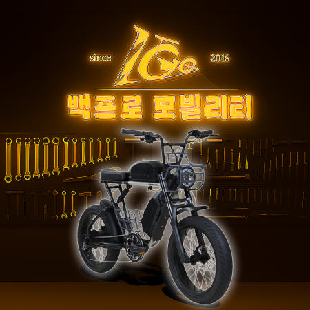 [100%검수] 커넥티드 quq 듀얼 스피드 500W/40Ah 전주 전기자전거 백프로모빌리티