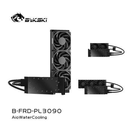 [해외](해외배송)BYKSKI B-FRD-PL3090-240/360 / MANLI NVIDIA RTX 3080 3090 풀메탈 일체형 GPU 워터블럭 / 관부가세 포함