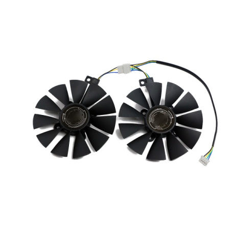 [해외]호환 FDC10U12S9-C P106-100 GPU 팬 에이수스AREZ RX 470 570 580 SI EXPEDITION OC 비디오 카드 냉각 GTX1060 87mm