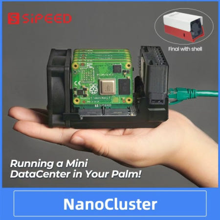 Sipeed NanoCluster 7x CM4/CM5 노드 Kubernetes K3S Edge AI Homelab Raspberry Pi 클러스터용 미니 서버