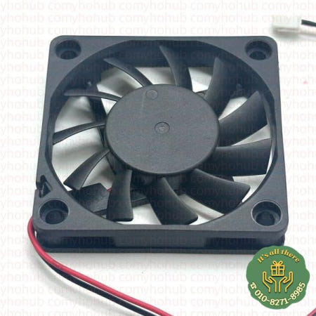 YCCFAN 2 와이어 서버 냉각 선풍기 YDL6010S12 DC 12V 0.10A 60x60x10mm