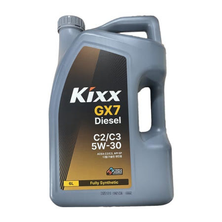 GS칼텍스 킥스 KIXX GX7 디젤 C2 C3 5W30 6L DPF 디젤 엔진오일