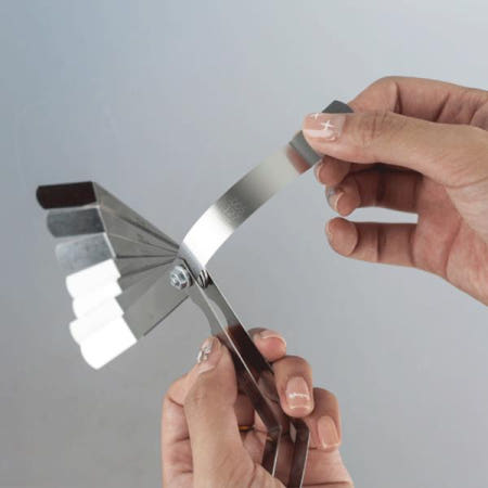 16개 블레이드 간격 게이지 세트 이중 표시(미터법 및 영국식) 오프셋 밸브 두께 슬롯 크기 측정용