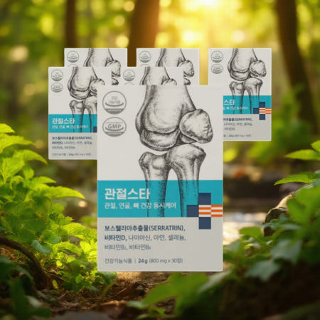 관절스타 보스웰리아 관절스타 나우케어 추출물 30정, 6개
