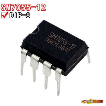 [해외]호환 10PCS SM7055 SM7055-12 DIP8 인라인 8핀 유도 밥솥 전원  칩