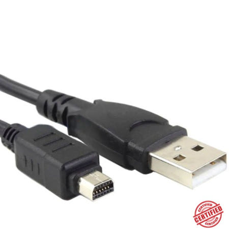 올림푸스 C-5500 스포츠 줌 D-425 Evolt 용 USB 데이터 케이블 1.5M 12 핀