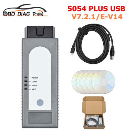새로운 전체 칩 OKI 5054A Plus V7.2.1 VAG 자동차 용 온라인 코딩 지원 Obd2 스캐너 도구 USB 버전 무료 V14