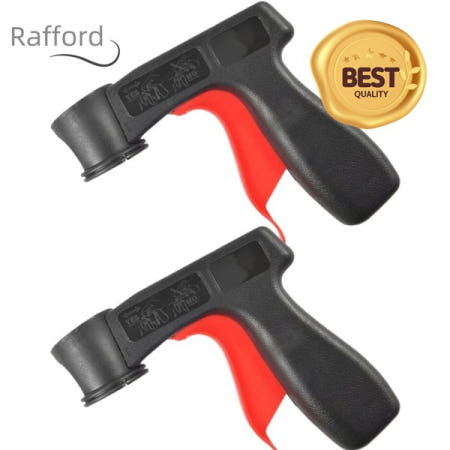[해외]100% 호환 Rafford 2 Pcs 플라스틱 휴대용 스프레이 페인트 핸들 호환 제품 재사용 가능한 자동차 색상 변경 필름 붙여 넣기 자체 핸드 Gu