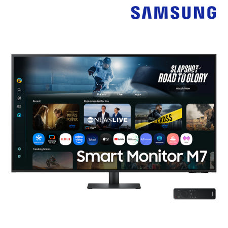 [삼성전자]삼성 107.9cm(43인치) 스마트모니터 M7 삼탠바이미 S43 블랙 IPTV 넷플릭스
