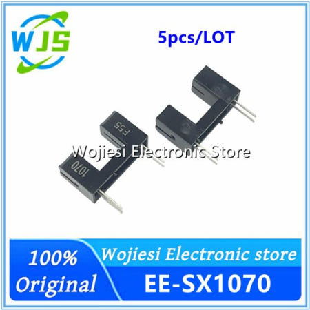 [해외]5pcs 100% 신규 수입 원본 EE-SX1070 DIP-4 광 커플러 전송 광전 스위치 슬롯 유형 센서
