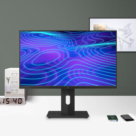 주연테크 V24FM-T 24인치 터치 모니터 사무용 인터넷강의 온라인수업 영상시청