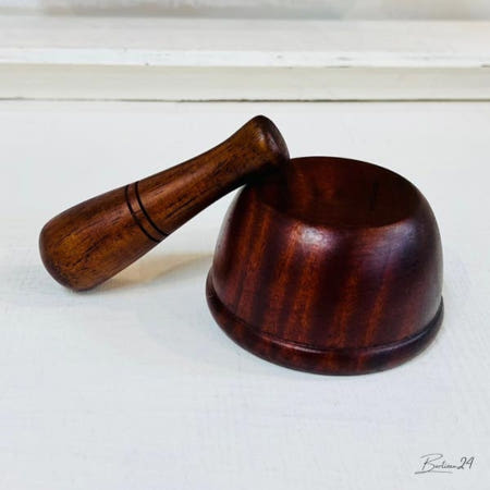 [바티잔24통상]미니 절구공이세트 약국 이유식 유발기 주방식기 돈까스 깨갈이