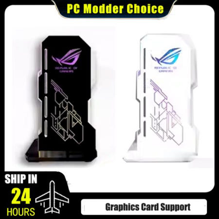 판타지 GPU 브래킷 ARGB AURA SYNC 비디오 카드 잭 ASUS MSI AORUS Faith Black/White PC MOD 용 수직 설치