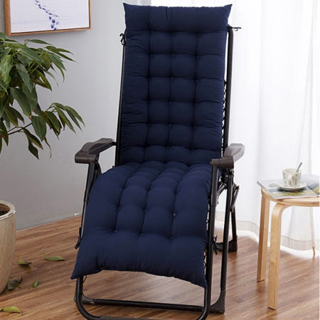 [웨스트나인협력사]서규몬 리클라이너 쿠션 방석 네이비 푹신한쿠션매트 안락의자패드