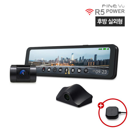 [추석세일][실외형/64GB로업]파인뷰 R5 POWER 블랙박스 32GB, 설치비별도