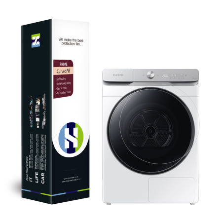 [폰트리]삼성 그랑데 AI 건조기 DV16T8740BW 프라임 고광택 도어보호필름 1매