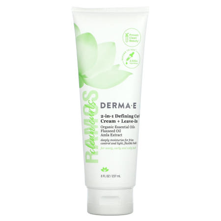 [DERMA E][해외]더마 E 라모스 클린 컬 2-인-1 디파이닝 컬 크림 + 리브-인 237ml(8fl oz)
