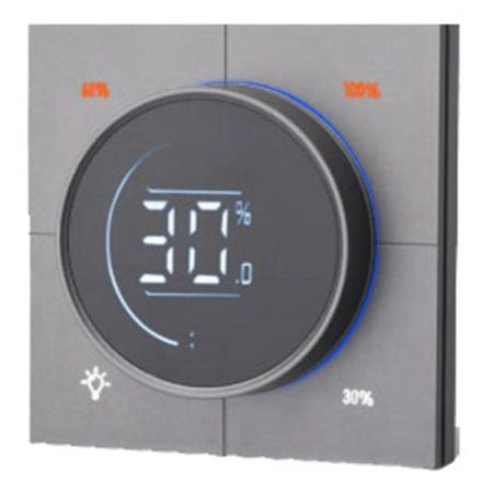 호환100% 무한 노브 조광기 플라스틱 및 금속 디지털 LCD Yandex 150-300W AC 1 개