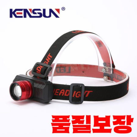 [해외]소형 USB 충전식 줌 LED 헤드램프 강한 빛 사냥 캠핑 러닝
