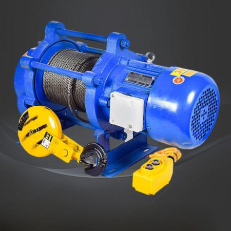 [해외]전동 윈치 정전 자동 제동형 와이어 권상기 순동 모터 산업용 220V2 톤 30m  징동 무료배송