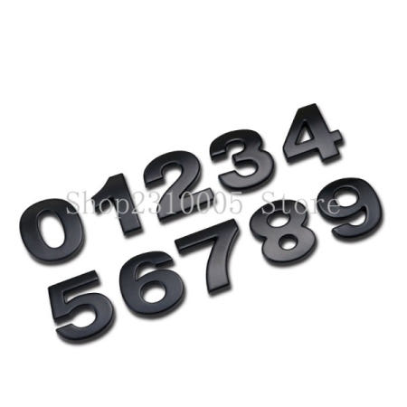 [해외]호환 A-Z 0-9 25mm 문자 DIY 자동차 스타일링 엠블럼 로고 스티커 알파벳 집 번호 웹 사이트 주소