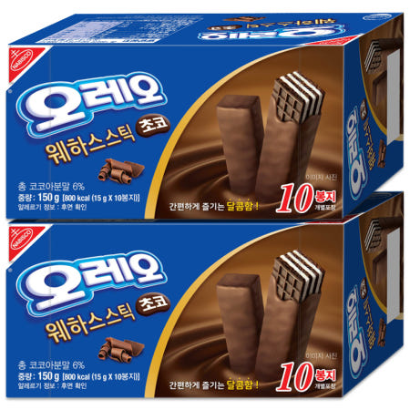 동서 오레오 웨하스스틱 초코 150gx2개